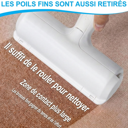 Linéaume Pelage – Brosse anti-poils réutilisable pour chiens et chats