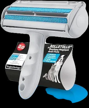 Rouleau Anti Poils Réutilisable pour Animaux, Élimine Facilement Poils