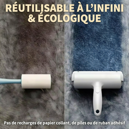 Linéaume Pelage – Brosse anti-poils réutilisable pour chiens et chats