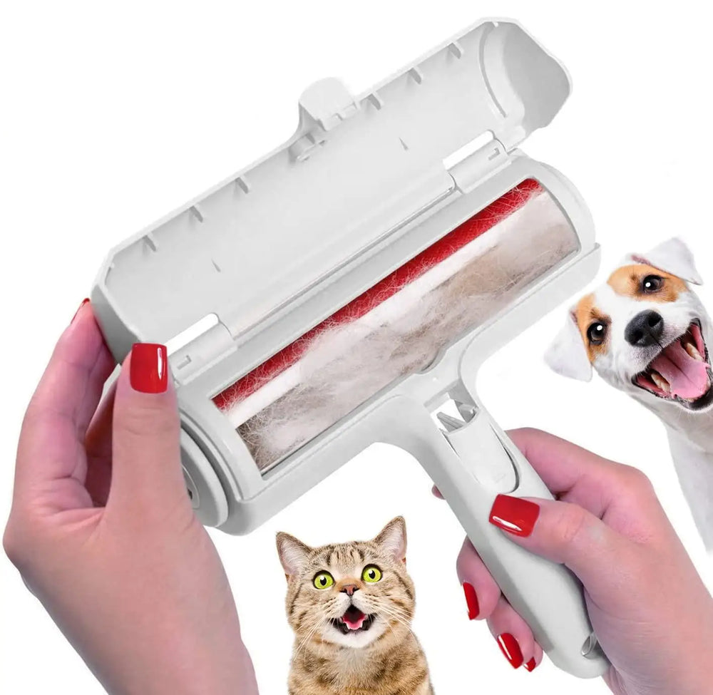 Brosse Magique Anti Poils Animaux - Rouleau Nettoyant Réutilisable pour Chiens et Chats